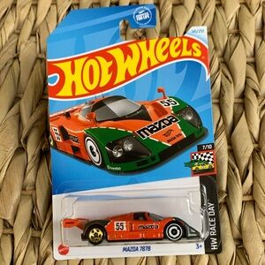 Hot Wheels Mazda 787B Race Day Orange Green Diecast Racing Car Hotwheels 2024 🆕